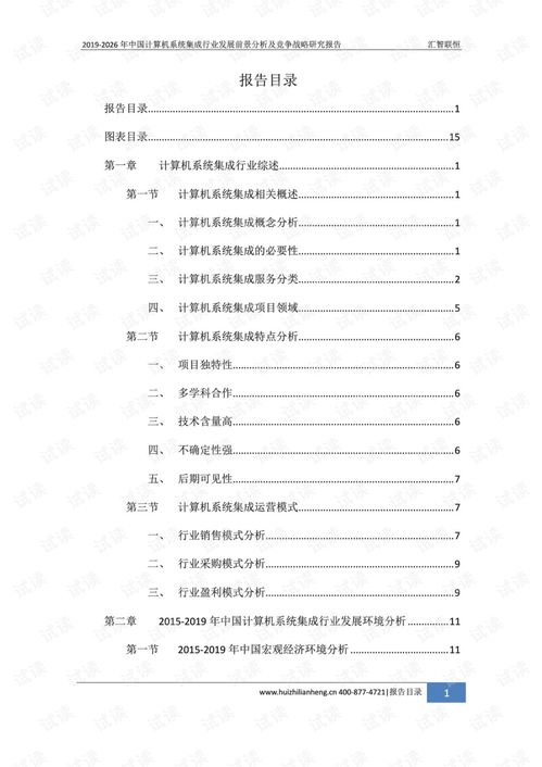 2019-2026年中國計(jì)算機(jī)系統(tǒng)集成行業(yè)發(fā)展前景分析及競(jìng)爭(zhēng)戰(zhàn)略研究報(bào)告